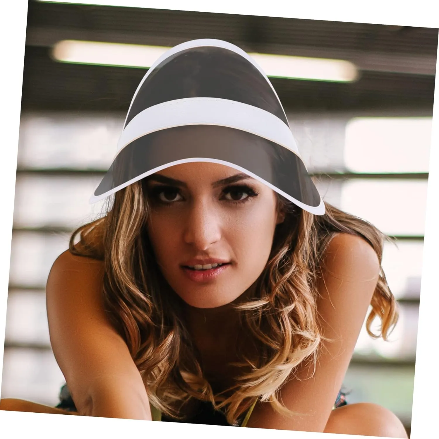 2pcs Sun Visor Face Masks Bonnet for Men Decor Golf Visor Womens Visors for Women Ladies Sun Hats with