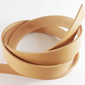 50 Natural Veg Tanned Leather Straps