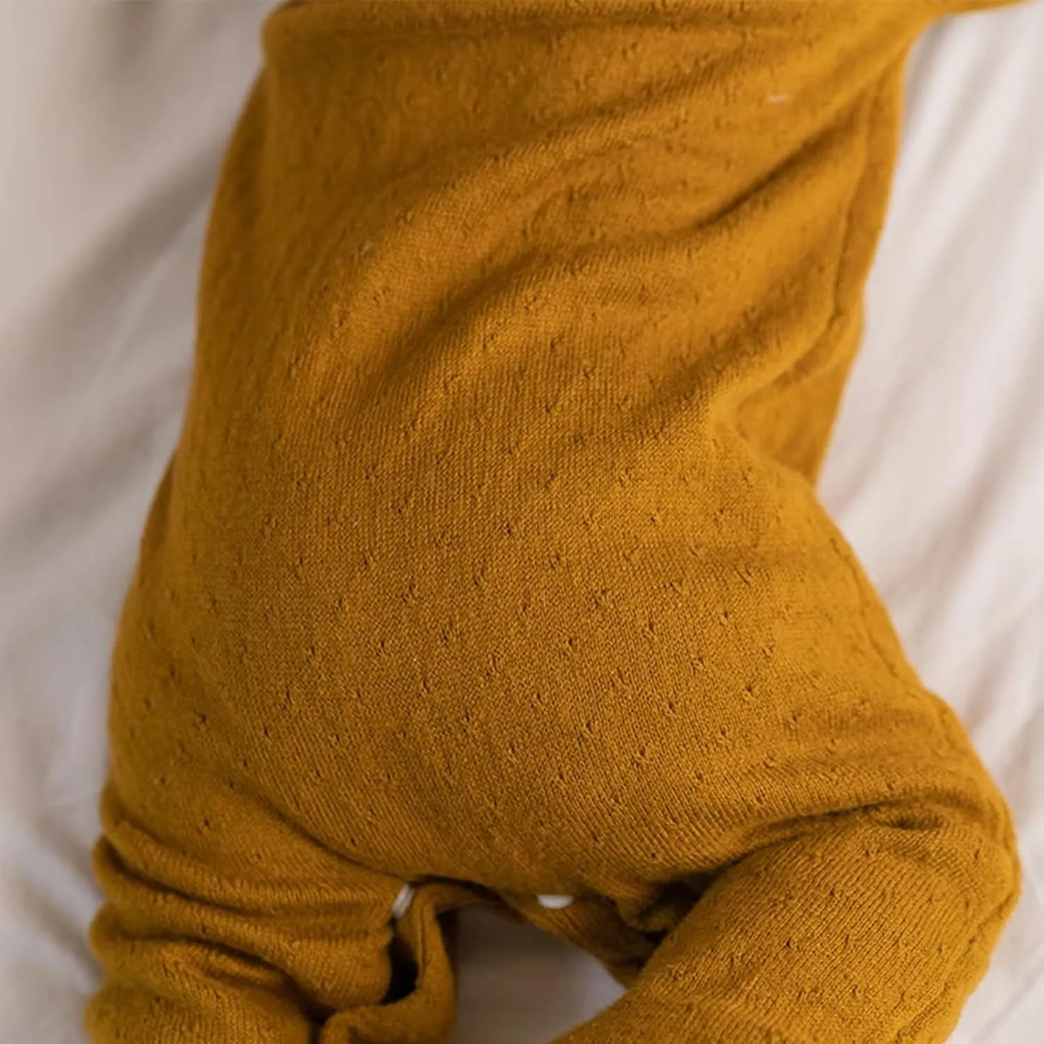 ArborTree 95% Organic Cotton   5% Cashmere Baby Organic Cashmere Thick Bodysuit Romper