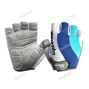 Bicycle Half Finger Bike Gloves Cycling Gloves Bicycle Riding Gloves Gel Pad Shockproof Sport Gloves