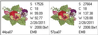 Botanical Pansies