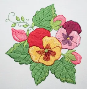 Botanical Pansies