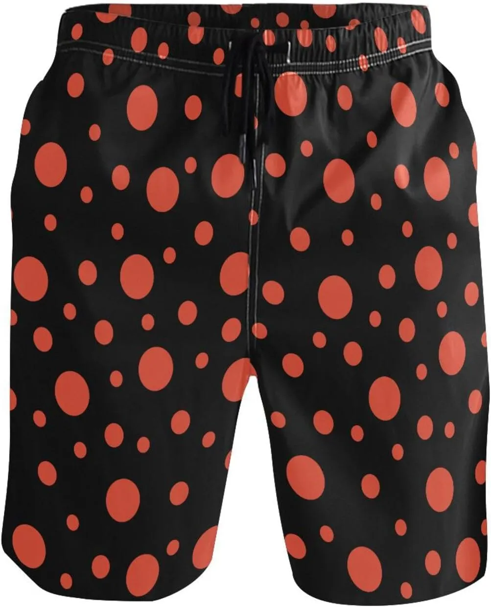 CHIFIGNO Trendy African Masks Black Swimming Shorts Men, Board Shorts for Men Swim, Small Quick Dry Swim Trunks Men