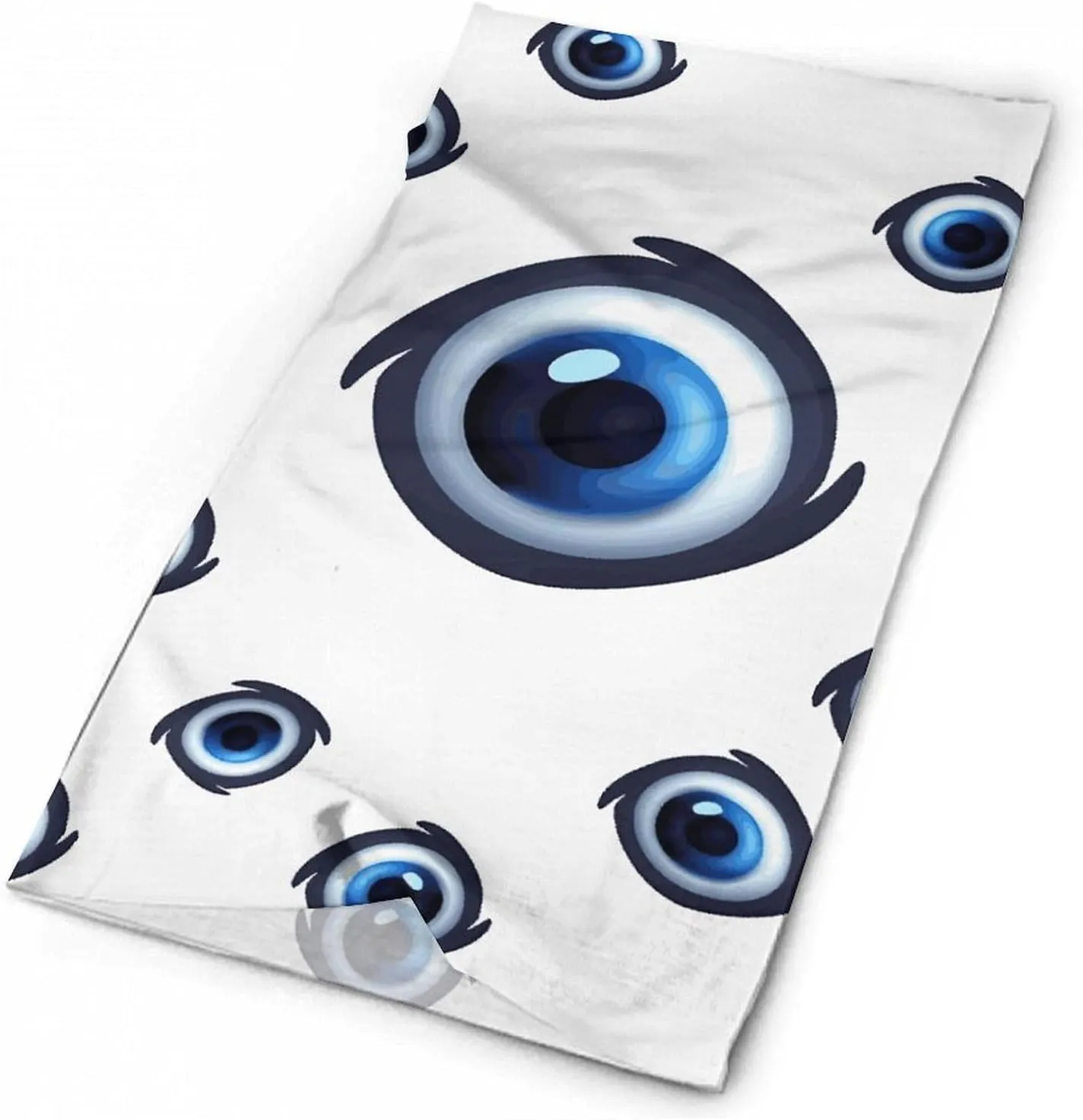 Evil Eyes Face Mask for Cold Weather Neck Gaiter Scarf Windproof Bandana for Men Women Elastic Balaclava Headbands for Motorcycle Cycling Riding Skiing Party