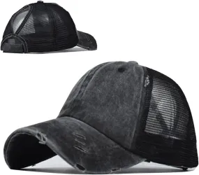 Fashion Style Ponytail Top Hats for Women Baseball Caps High Messy Bun Caps Ponycaps Dad Hats