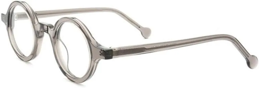 Hand Made Small Vintage Round Eyeglass Frames Full Rim Acetate Glasses B002
