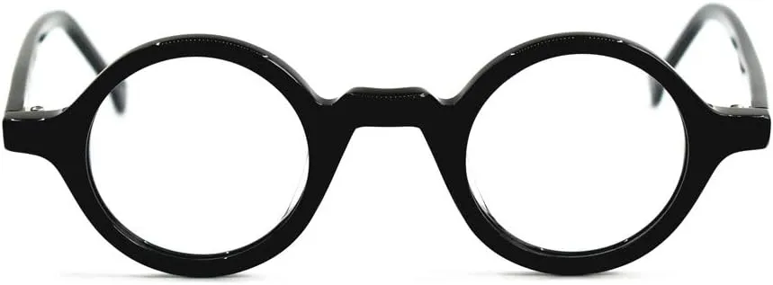 Hand Made Small Vintage Round Eyeglass Frames Full Rim Acetate Glasses B002