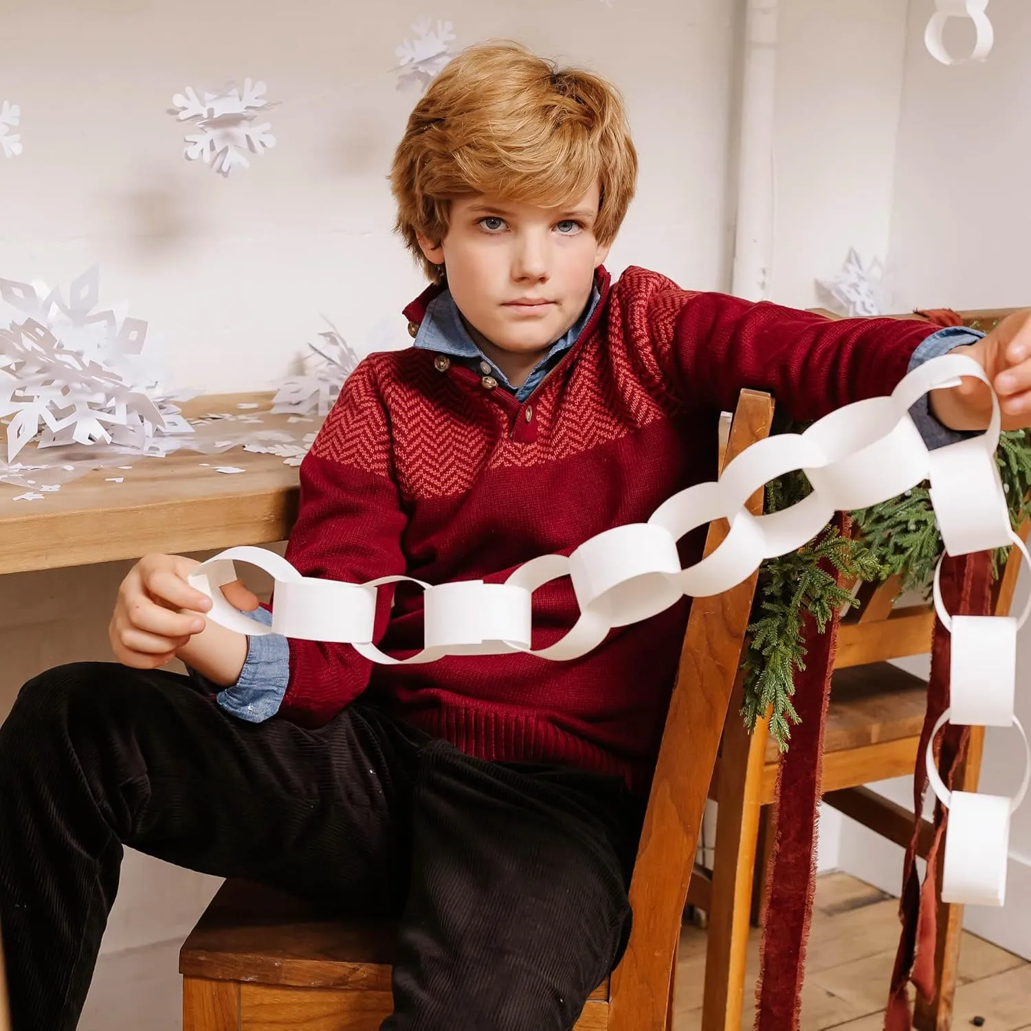 Hope & Henry Boys' Long Sleeve Mock Neck Sweater