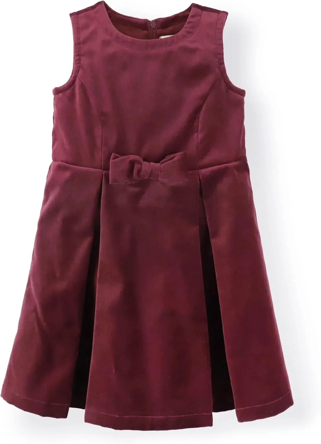 Hope & Henry Girls' Sleeveless Bow Front Jumper