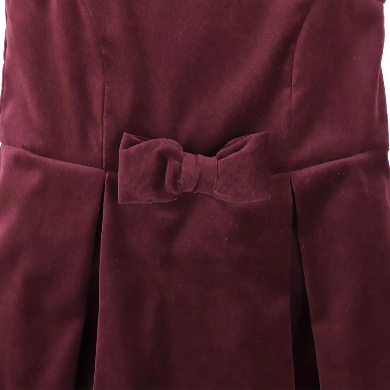 Hope & Henry Girls' Sleeveless Bow Front Jumper