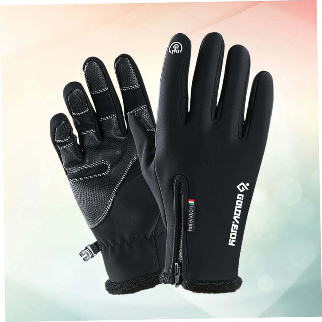 Sosoport Outdoor Cycling Gloves Running Gloves Warm Gloves Winter Gloves Men's and Women's Gloves Men and Women Black Ski Cycling Gloves