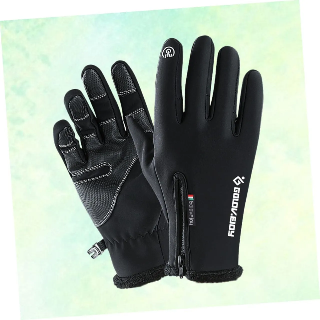 Sosoport Outdoor Cycling Gloves Running Gloves Warm Gloves Winter Gloves Men's and Women's Gloves Men and Women Black Ski Cycling Gloves