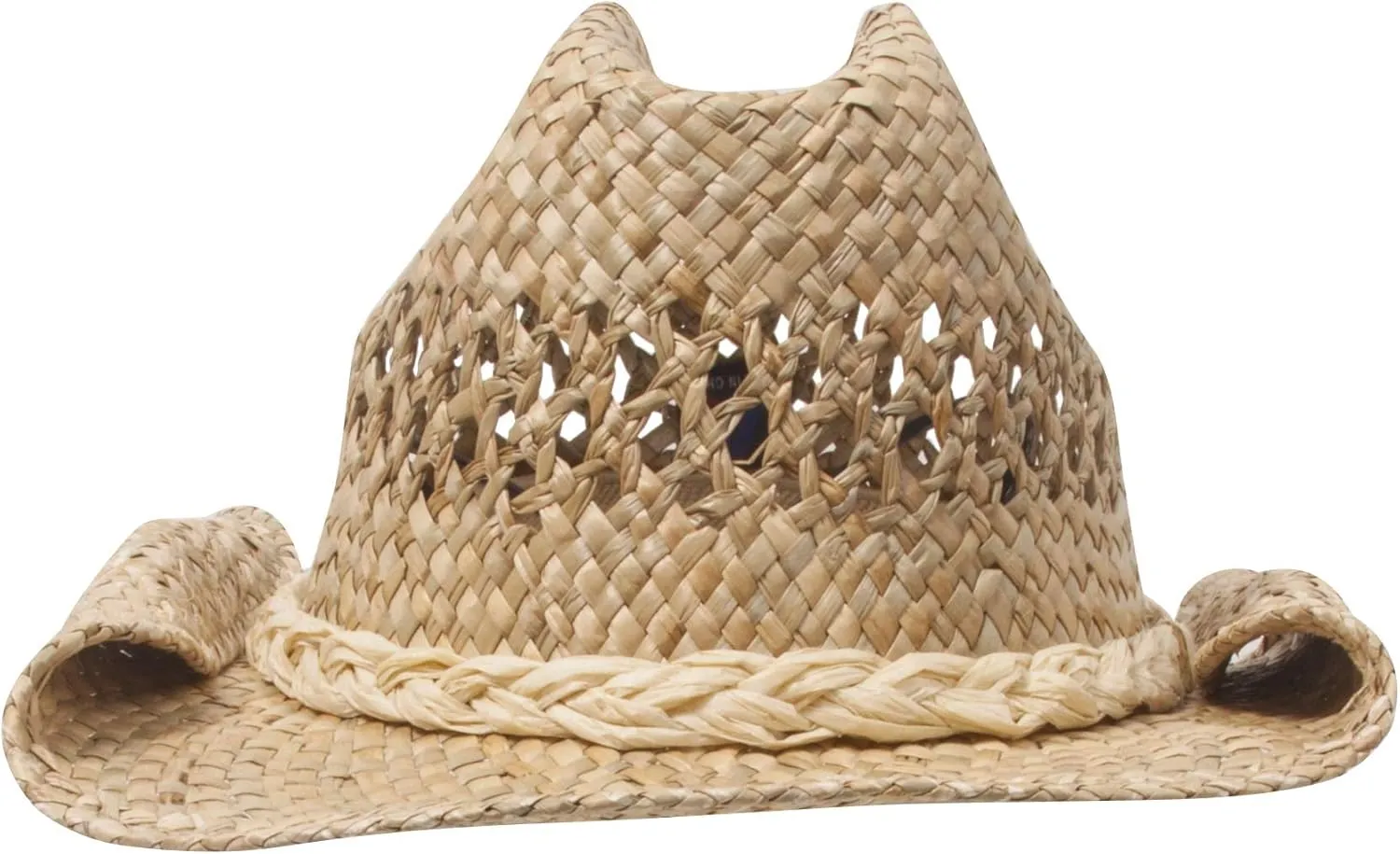 Straw Cowboy Hat-Natural Roll W35S16A, Natural, One size fits most