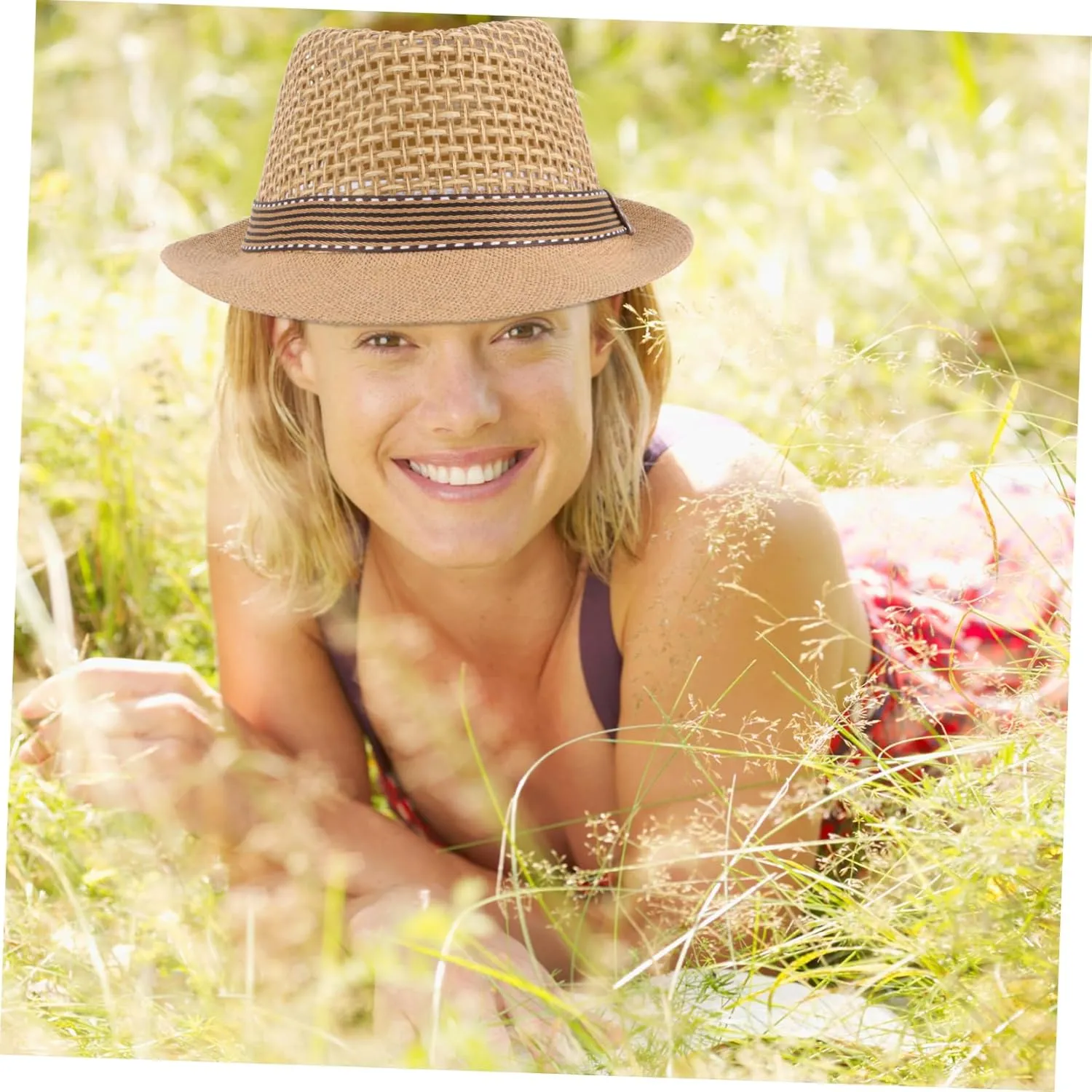 Straw Hat Hats Caps for Men Bonnet for Men Beach Hat Woven Sun Hat Sun Hat for Women Woven Bucket Hat