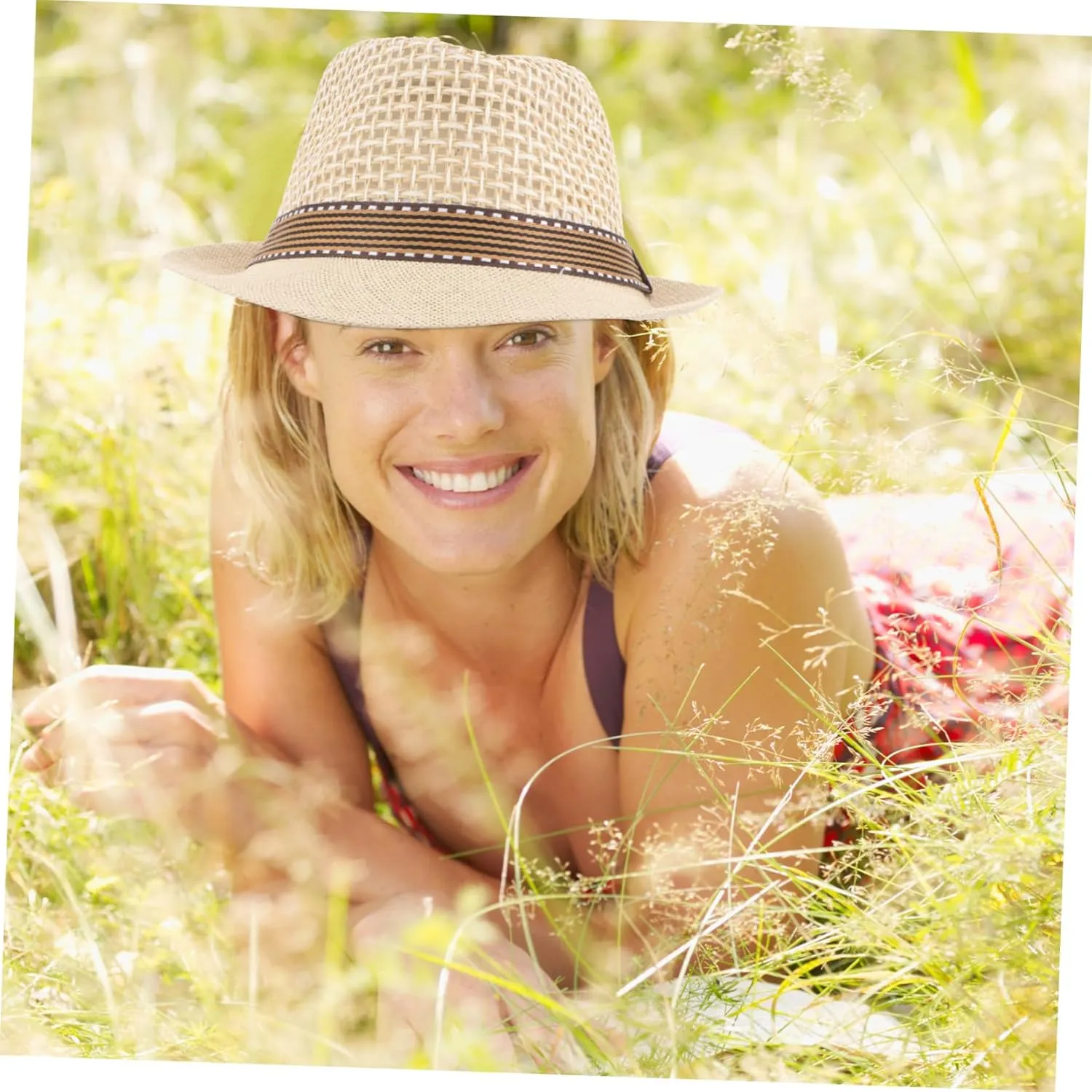Straw Hat Hats Caps for Men Bonnet for Men Beach Hat Woven Sun Hat Sun Hat for Women Woven Bucket Hat