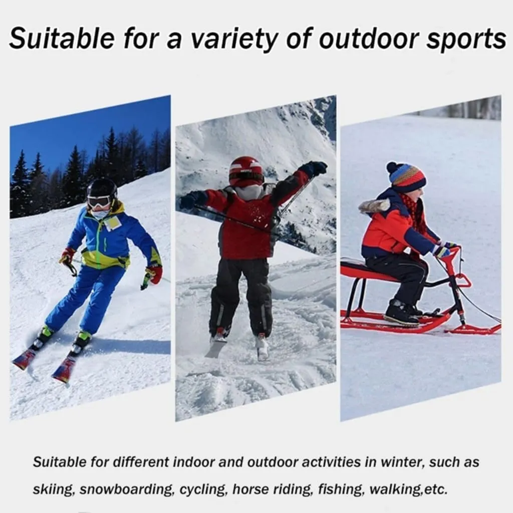 Warm Gloves Winter Gloves Windproof and Waterproof Mittens Gloves Ski Gloves for Men Women Outdoor Warm Gloves Lightweight