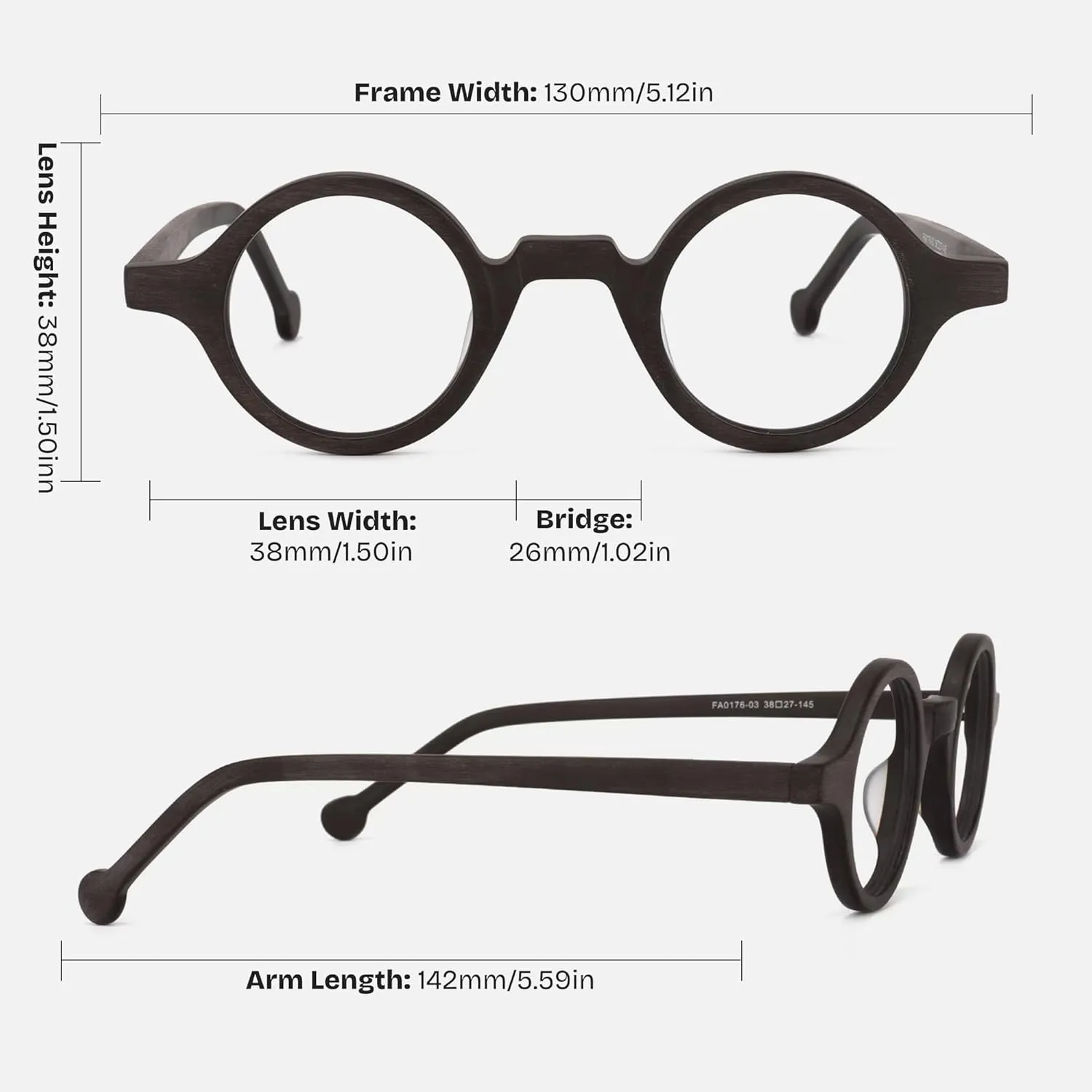 Zeelool Readers Retro Blue Light Blocking Reading Glasses for Men Women, Vintage Small Round Eyeglasses Anti UV Arale