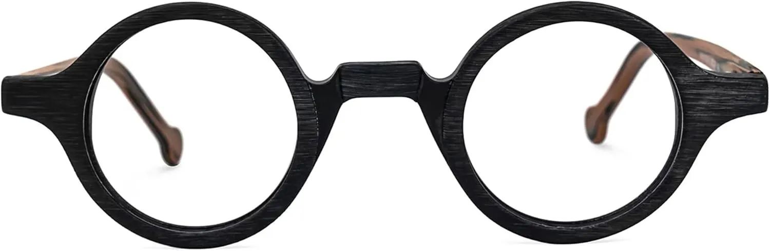 Zeelool Readers Retro Blue Light Blocking Reading Glasses for Men Women, Vintage Small Round Eyeglasses Anti UV Arale